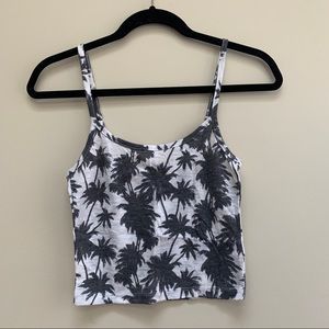 Palm tree tank top